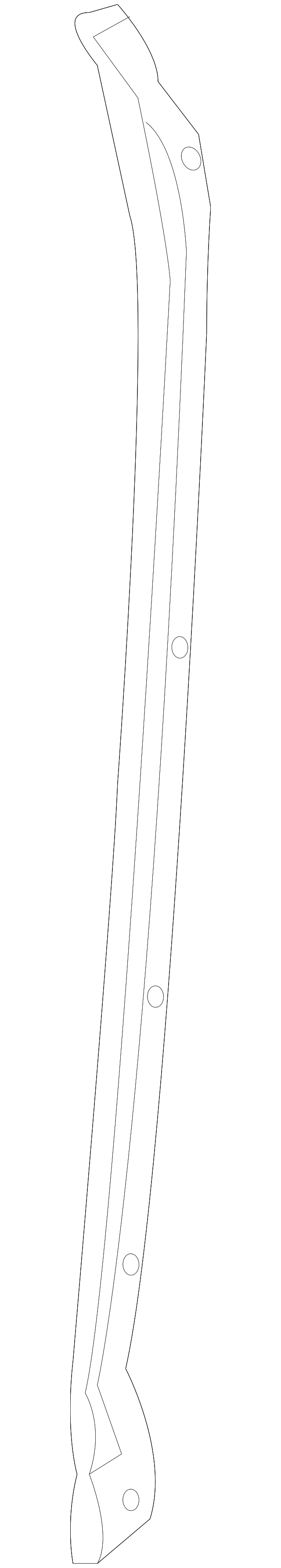 20928363 Деталь FRONT W'STRIP, LEFT