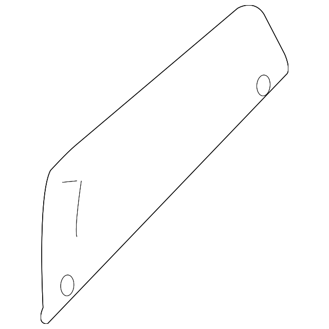 5155278AG Деталь QTR GLASS, RIGHT