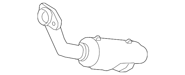 FL3Z-5E212-D Деталь CATALYTIC CNVRTR, LEFT