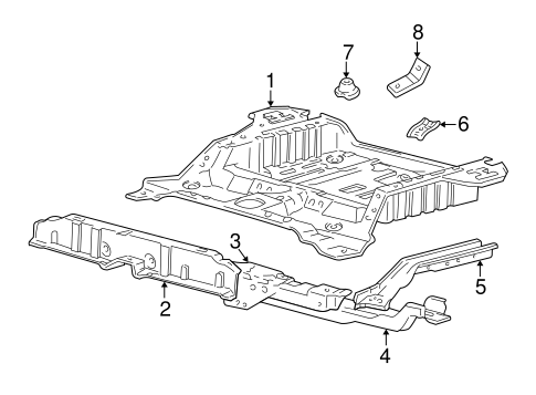 Accent REAR FLOOR & RAILS