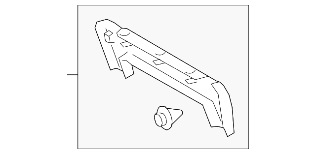 79091-08070-E0 Деталь FRAME COVER, LEFT