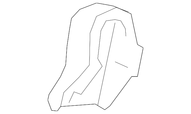 71843-08050-E0 Деталь RECLINE COVER, LEFT