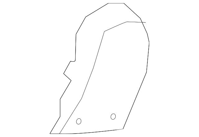 71844-08050-E0 Деталь RECLINE COVER, LEFT
