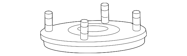 48609-0C030 STRUT MOUNT, LEFT
