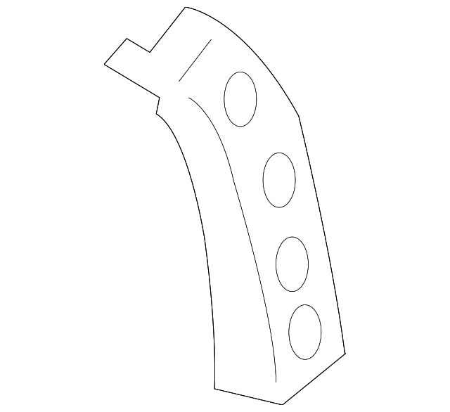 2L8Z-7829164-DAPTM Деталь WHEEL OPNG MLDG, RIGHT