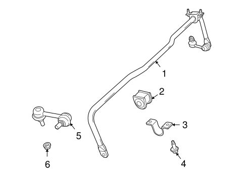Journey STABILIZER BAR & COMPONENTS 2