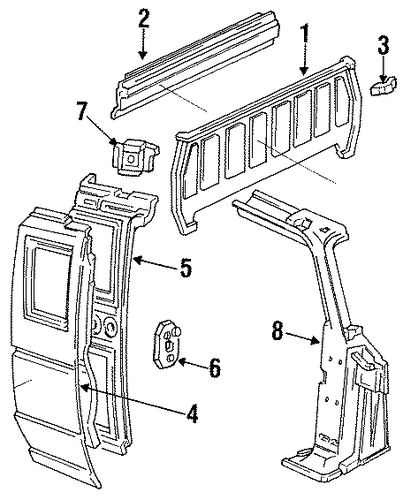 B2300 SIDE PANEL & COMPONENTS 2