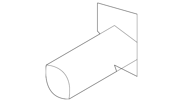 GK2A-50-645B Деталь BELT W'STRIP END CAP, RIGHT