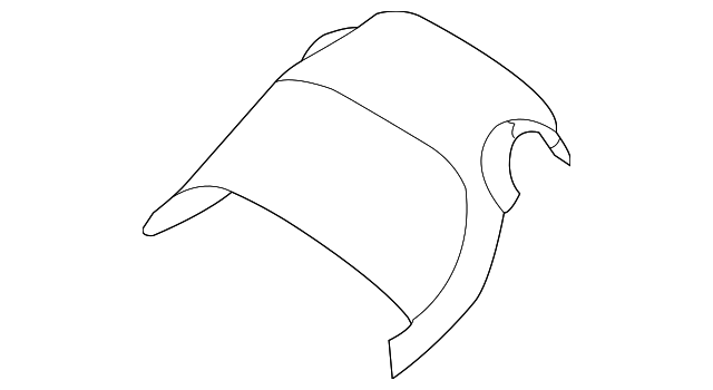 45286-02310-B0 UPPER CLMN COVER