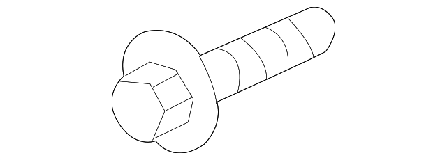 10117-06161 FENDER BOLT, RIGHT