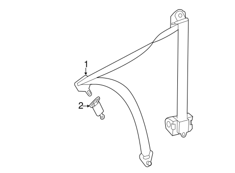 Sprinter 3500 REAR SEAT BELTS