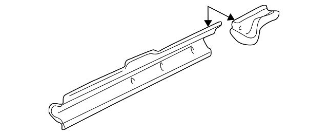76412-7B030 Деталь OUTER ROCKER PNL, RIGHT