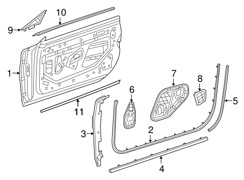 S63 AMG DOOR & COMPONENTS 3