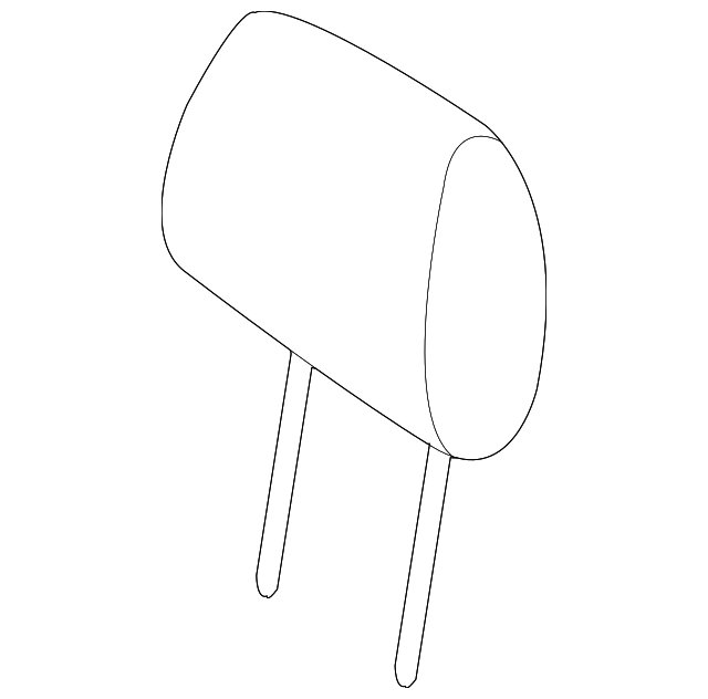 8640185Z40 Деталь HEADREST, LEFT