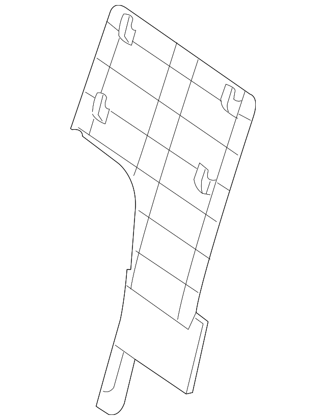 8524485Z00 Деталь SEAT BACK PANEL, LEFT