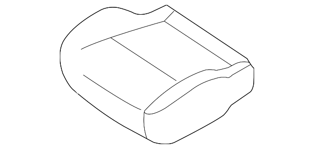 8538085Z20 Деталь CUSHION COVER, LEFT