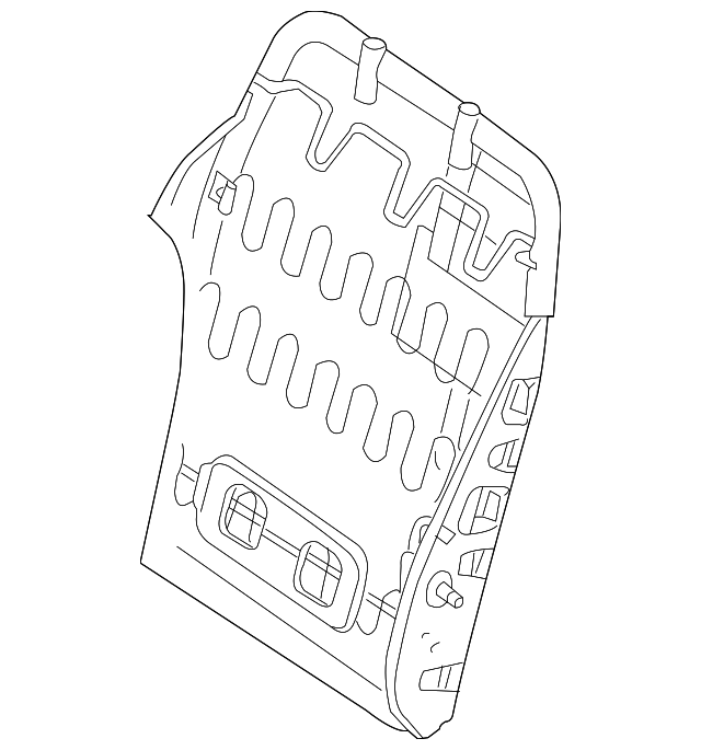 8511085Z60 Деталь SEAT BACK FRAME, RIGHT