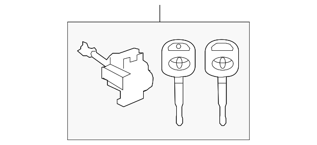 69051-0C010 LOCK CYLINDER