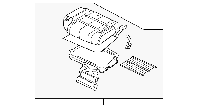 88300ZQ18A Деталь CUSHION ASSY, RIGHT