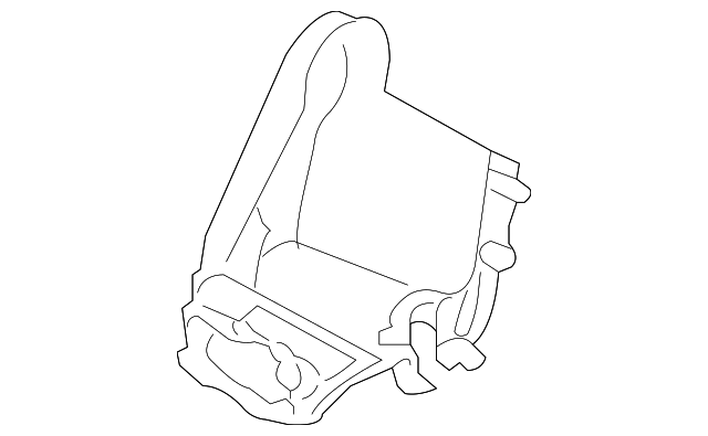 88343ZQ10B Деталь LOWER COVER, LEFT