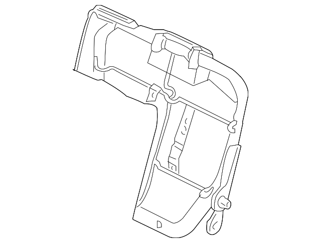 88601ZQ02A Деталь SEAT BACK FRAME, RIGHT