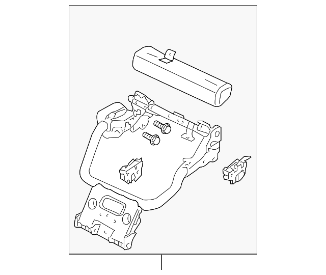 88190ZQ10B Деталь SEAT SUPPORT, RIGHT