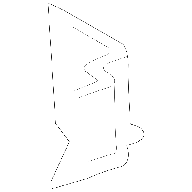 64723-33030-C0 Деталь SIDE TRIM PANEL INNER COVER, LEFT
