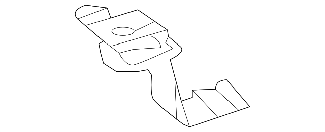 166-524-03-40 Деталь CENTER SHIELD BRACKET, RIGHT