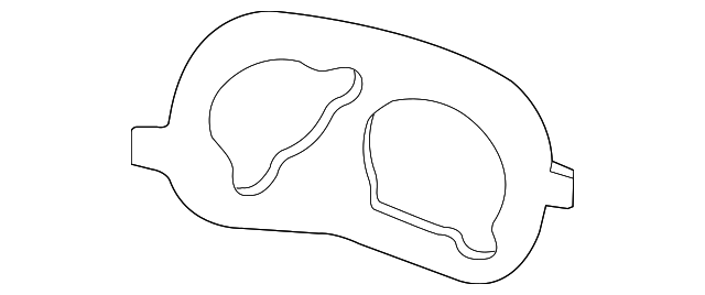 BBN7-51-163B Деталь TAIL LAMP ASSY GASKET, LEFT