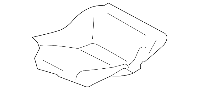 SU003-01827 Деталь CUSHION COVER, RIGHT