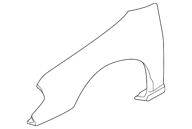 MR392631 Деталь FENDER, LEFT
