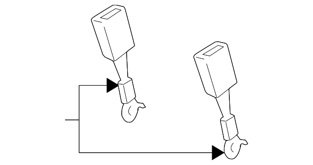 3D0-857-739-L-PNE Деталь BUCKLE END, RIGHT