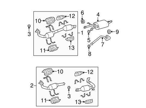 Tundra EXHAUST COMPONENTS