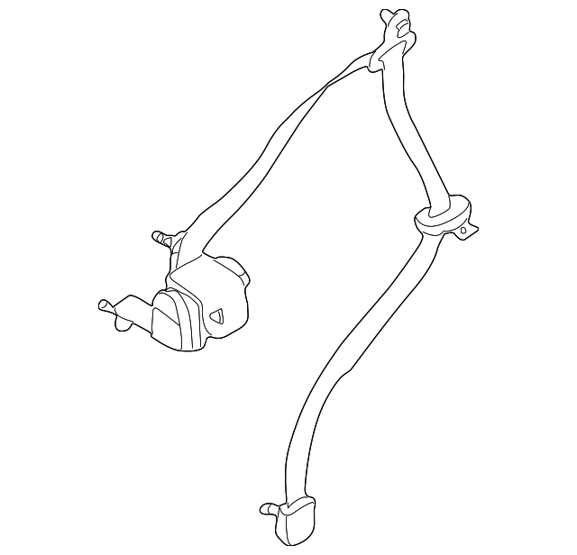 88844-9Z727 Деталь SEAT BELT ASSY, RIGHT
