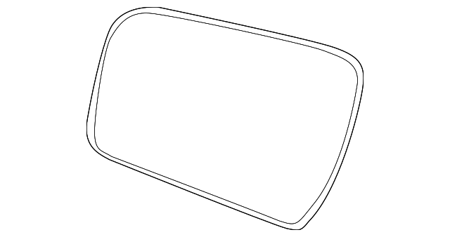 87611-2K121 Деталь MIRROR GLASS, LEFT
