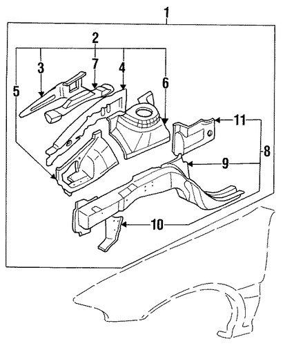 Colt INNER STRUCTURE & RAILS 2