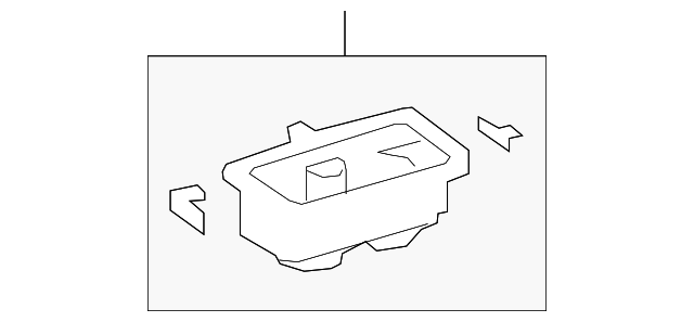 66907-0C010-C0 Деталь CUP HOLDER, RIGHT