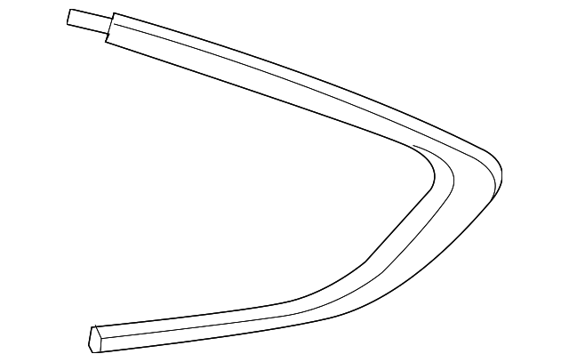 51-35-7-196-417 Деталь GLASS MOLDING, LEFT