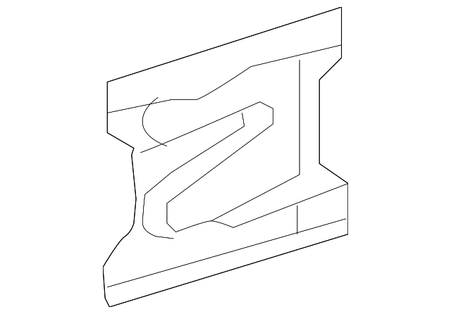 55077953AA BUMPER BRACKET, LEFT