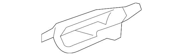 55077957AA INNER BRACKET, LEFT