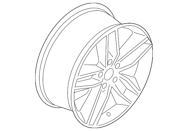 FT4Z-1007-A Деталь WHEEL, ALLOY