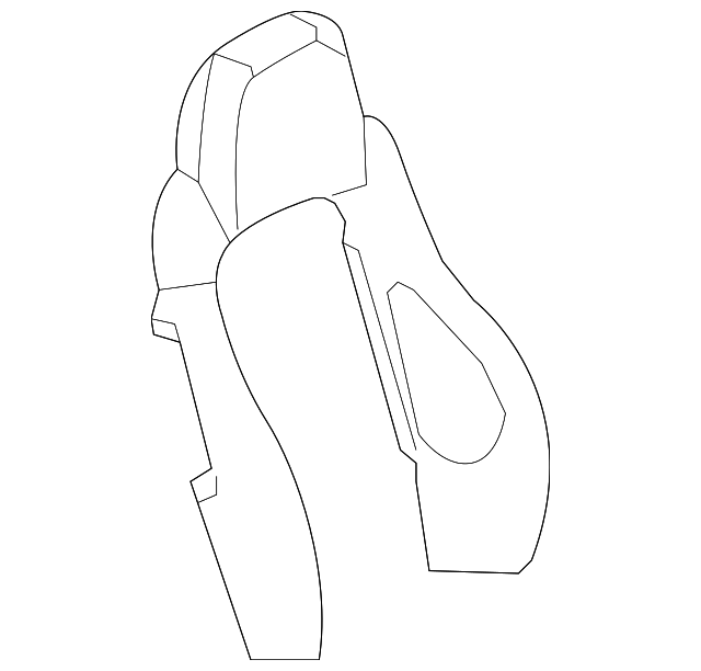 19124864 Деталь SEAT BACK PAD