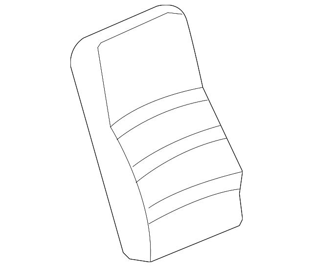 19250746 Деталь SEAT BACK COVER