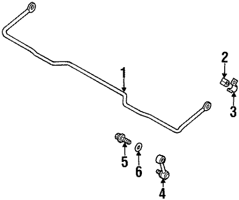 Sephia STABILIZER BAR & COMPONENTS