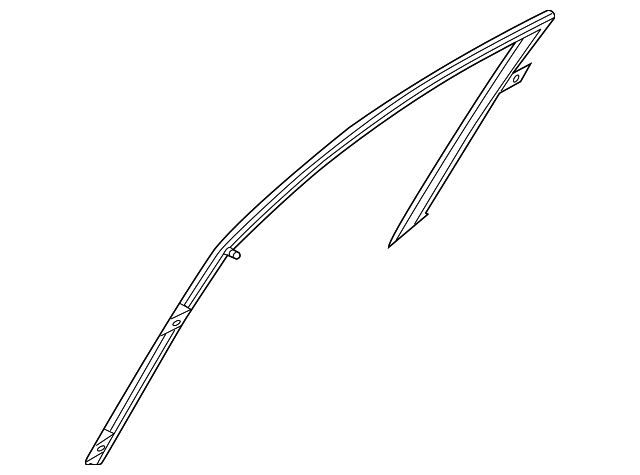 80330-7Y000 Деталь GLASS RUN, RIGHT