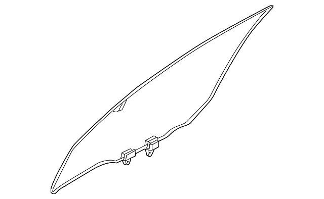 80300-7Y000 Деталь DOOR GLASS, RIGHT