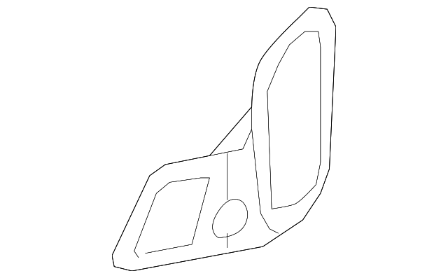 F4197-JA0MA Деталь GUSSET, LEFT