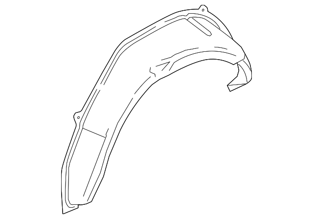 23211216 Деталь OUTER WHEELHOUSE, RIGHT