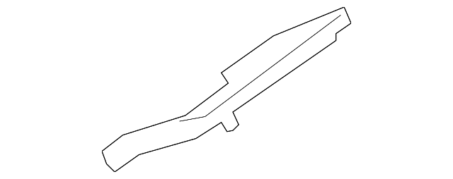 25801341 Деталь LOCK PLR REINF BAFFLE, LEFT