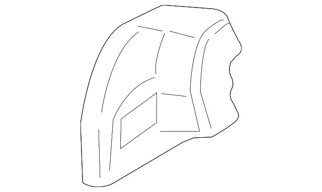 CJ5Z-18490-A Деталь SIDE DUCT, RIGHT